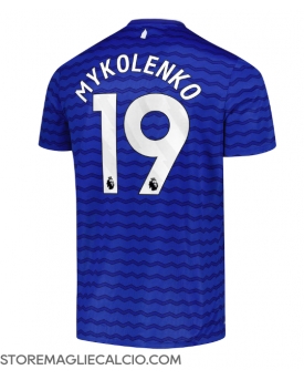 Everton Vitaliy Mykolenko #19 Maglia Gara Casa Repliche 2025-26 Maniche Corte